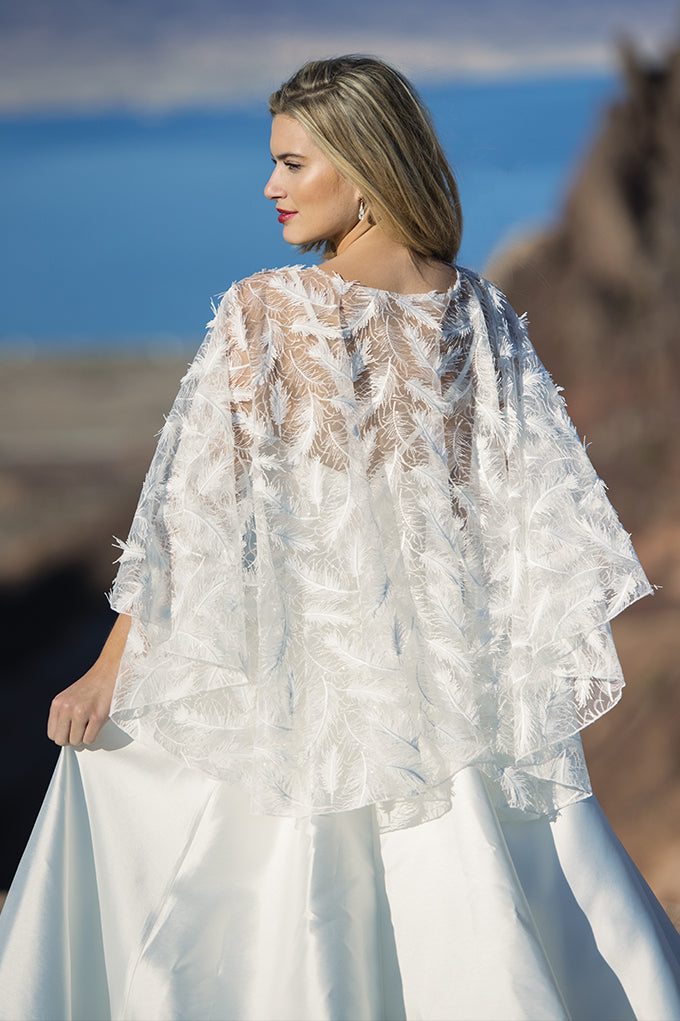 Crystal Feather Cape